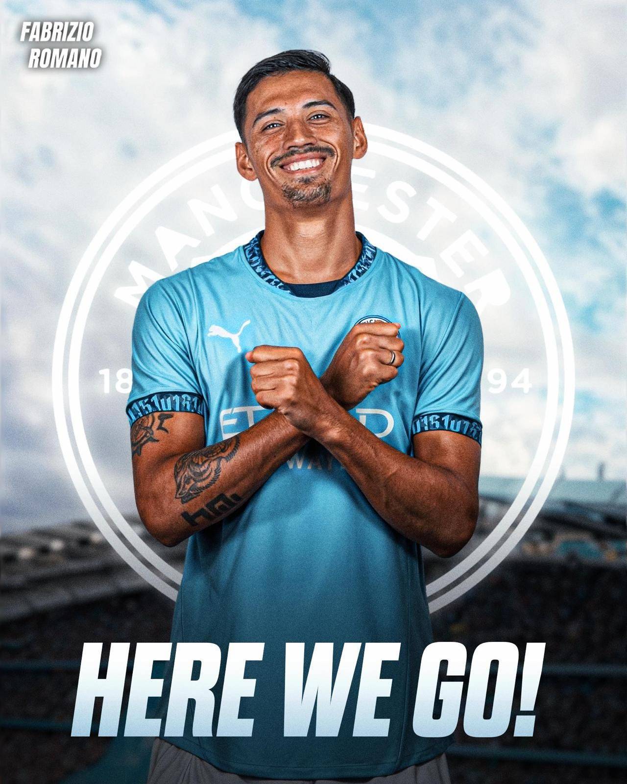 Here we go！罗马诺：曼城签米兰中场赖因德斯，转会总价7000万欧